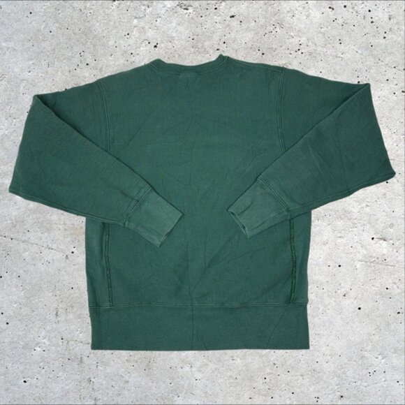 Vintage 90s Dartmouth College green reverse weave collegiate crewneck sweatshirt - Picture 2 of 8